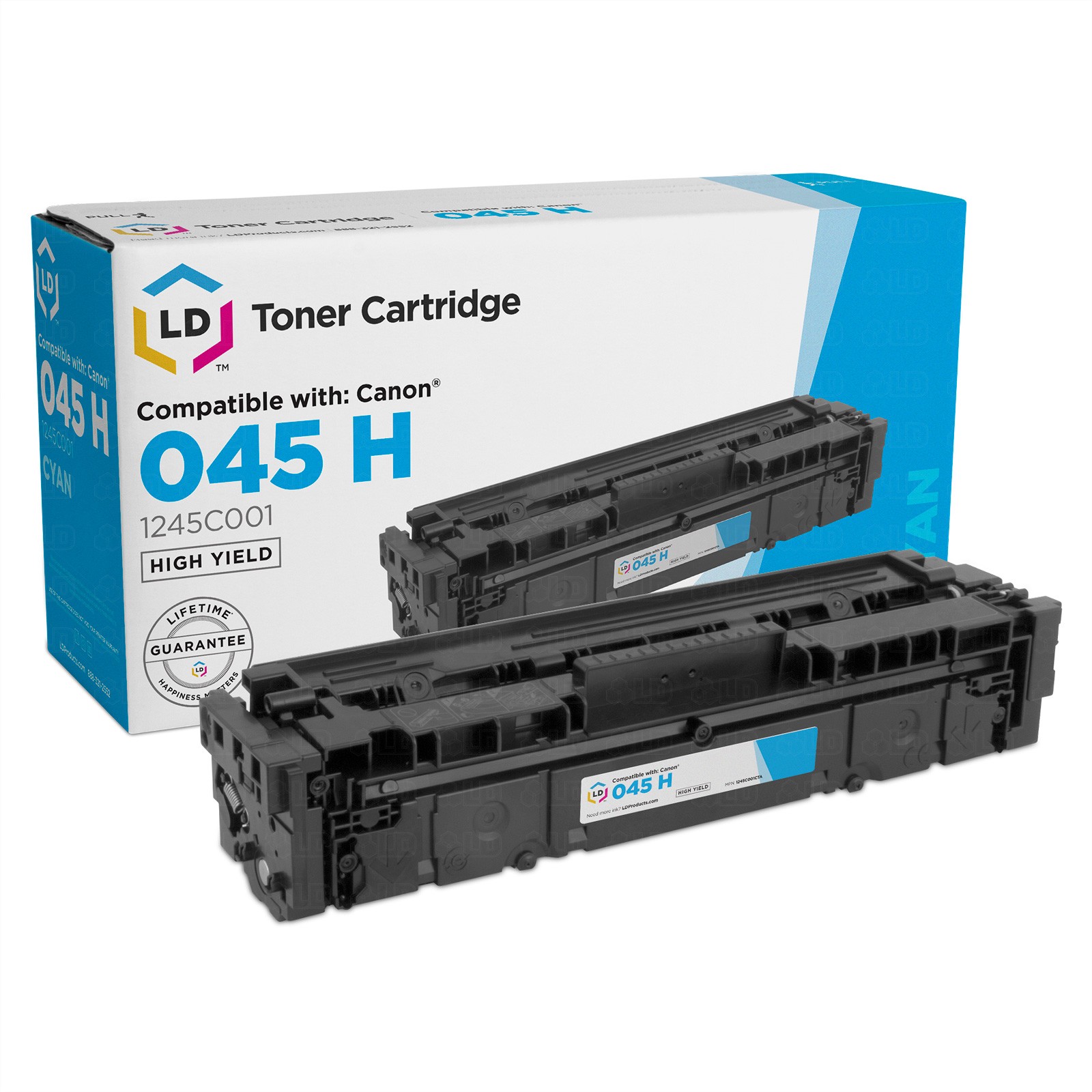 Canon 045H High Yield Cyan Laser Toner Cartridge
