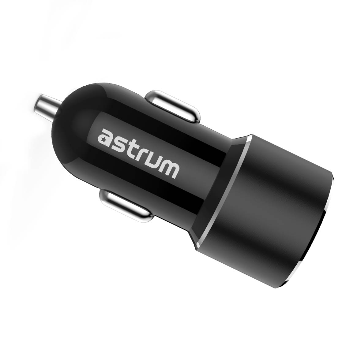 Astrum CC340 Dual USB Car Charger (Black) 