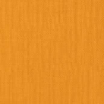 American Crafts Cardstock 12x12 Textured - Butterscotch