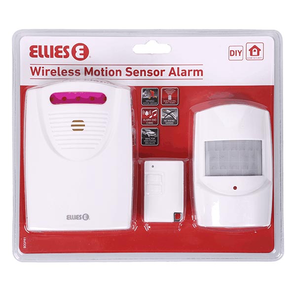 Ellies Wireless Motion Sensor Alarm