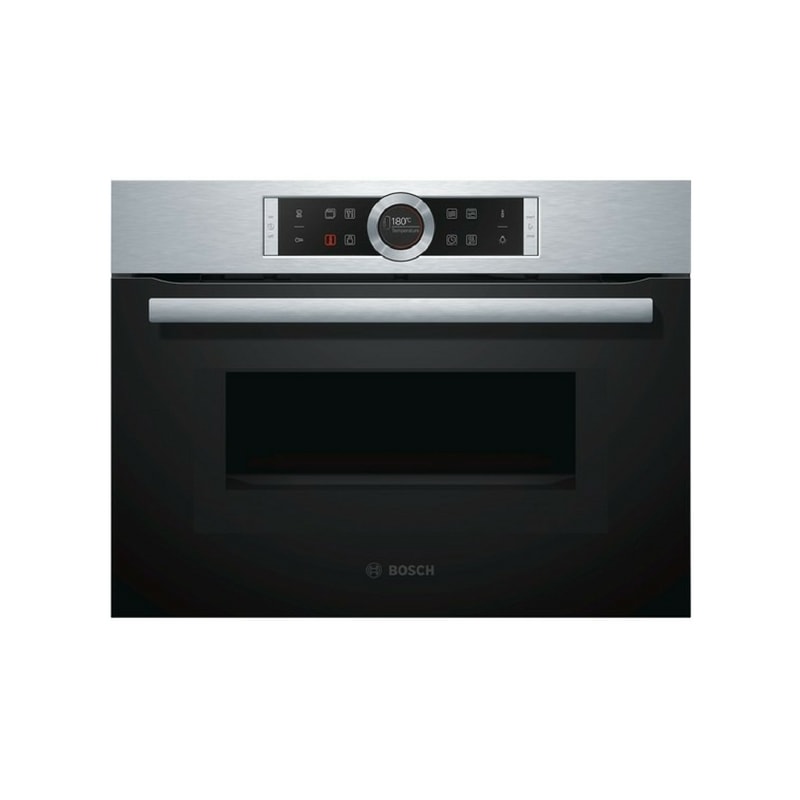 Bosch Serie 8 Compact Oven with Microwave: CMG633BS1