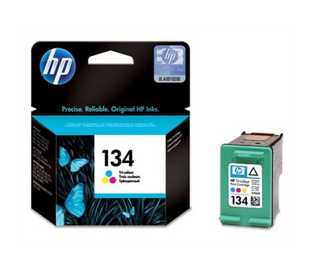 HP 134 Tri-Colour Ink Cartridge