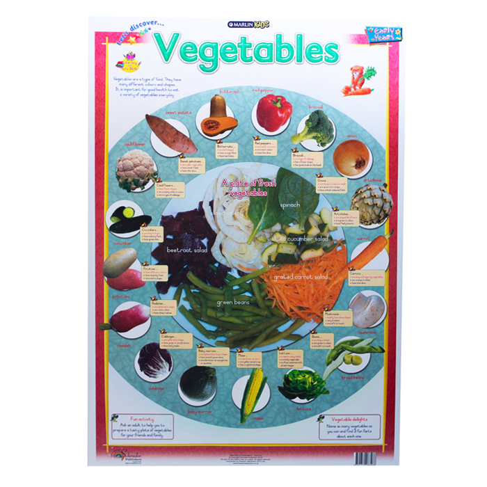 Marlin Kids Chart - Vegetables