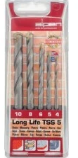 Alpen Masonry Drill Bit Long Life 6 x 100mm 10Pack