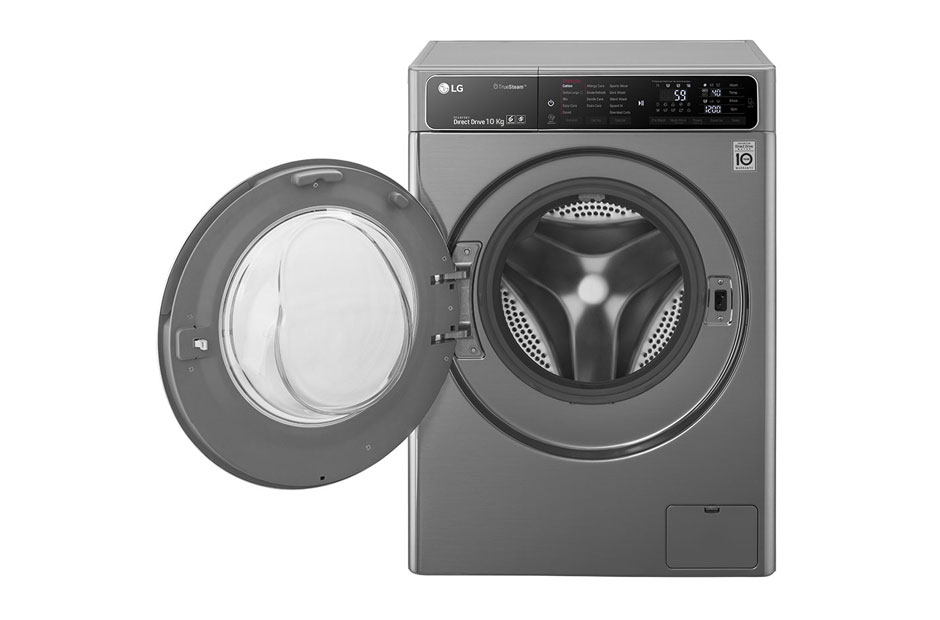 LG 10kg Stone Silver Front Loader Washing Machine: FH4U1JBSK4