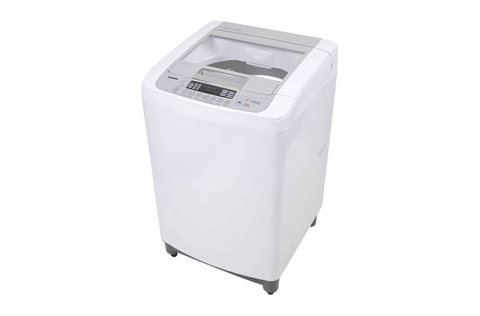 LG 16kg White Turbo Drum Top Load Washing Machine: T1603TEFTS 