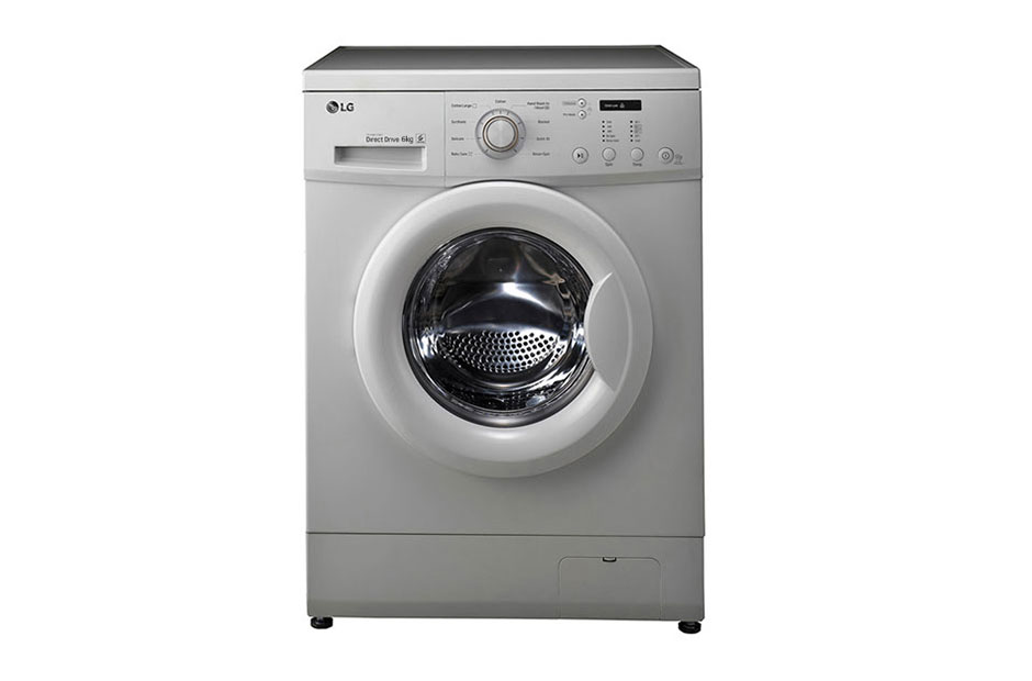 LG 6 kg Luxury Silver Front Loader Washing Machine: F10C3NDP5