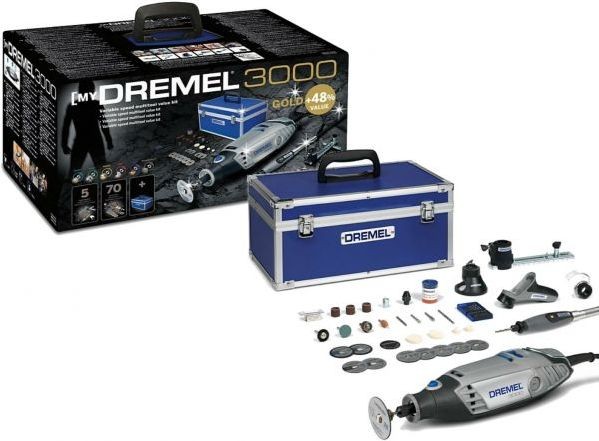 Dremel 3000-5/70 Multi-Tool Kit - Gold