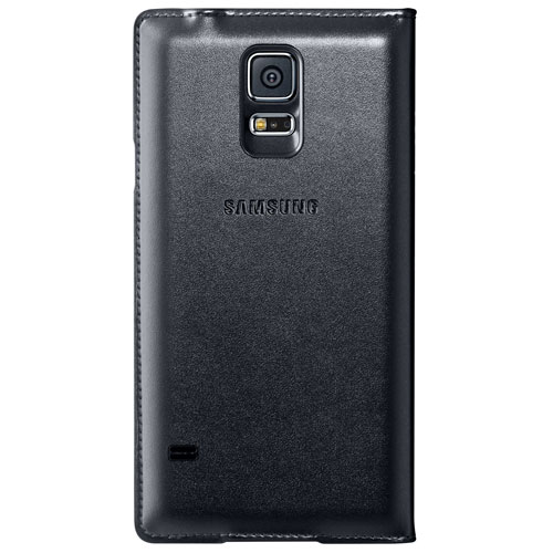 Samsung Flip Wallet for Samsung Galaxy S5 - Metallic Black