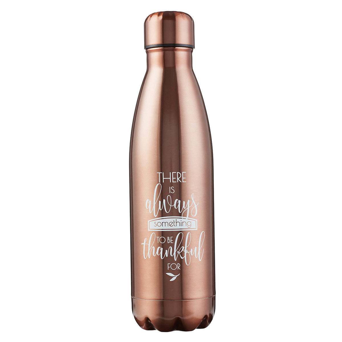 Christian Art Gifts Stainless Steel Waterbottle - Rosegold Large