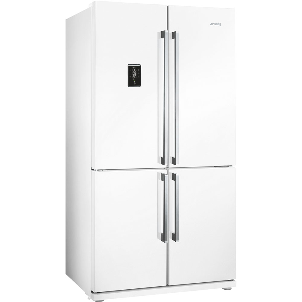 Smeg FQ60BPE: 92cm Ice-White 4 Door Combination Fridge/Freezer