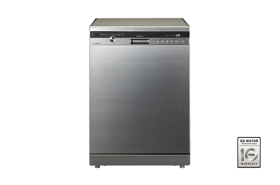 LG True Steam Stainless Steel Dishwasher: D1464CF