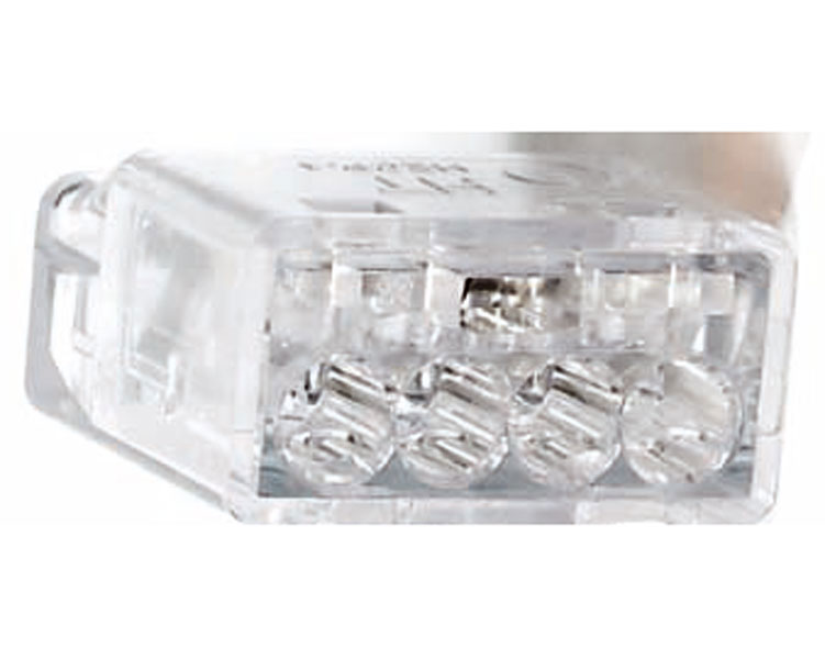 Helacon Clear 4 way Connector PC5354 (10 Pack) 