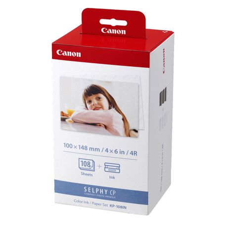 Canon Selphy KP-108IN Ink and Paper Set - 108 Prints