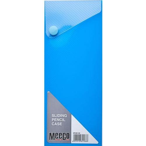 Meeco Sliding Pencil Case - Blue