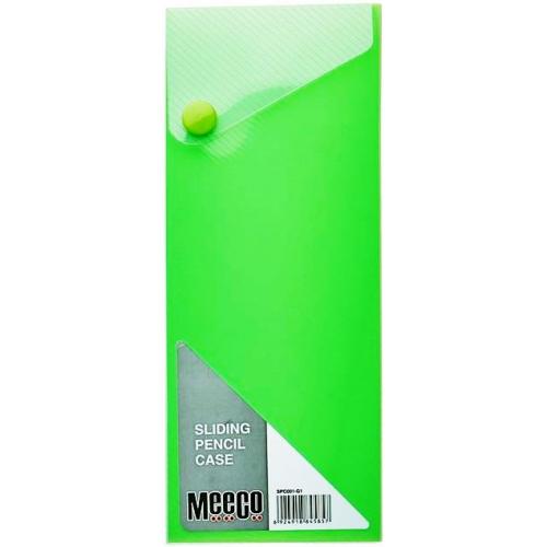 Meeco Sliding Pencil Case - Green
