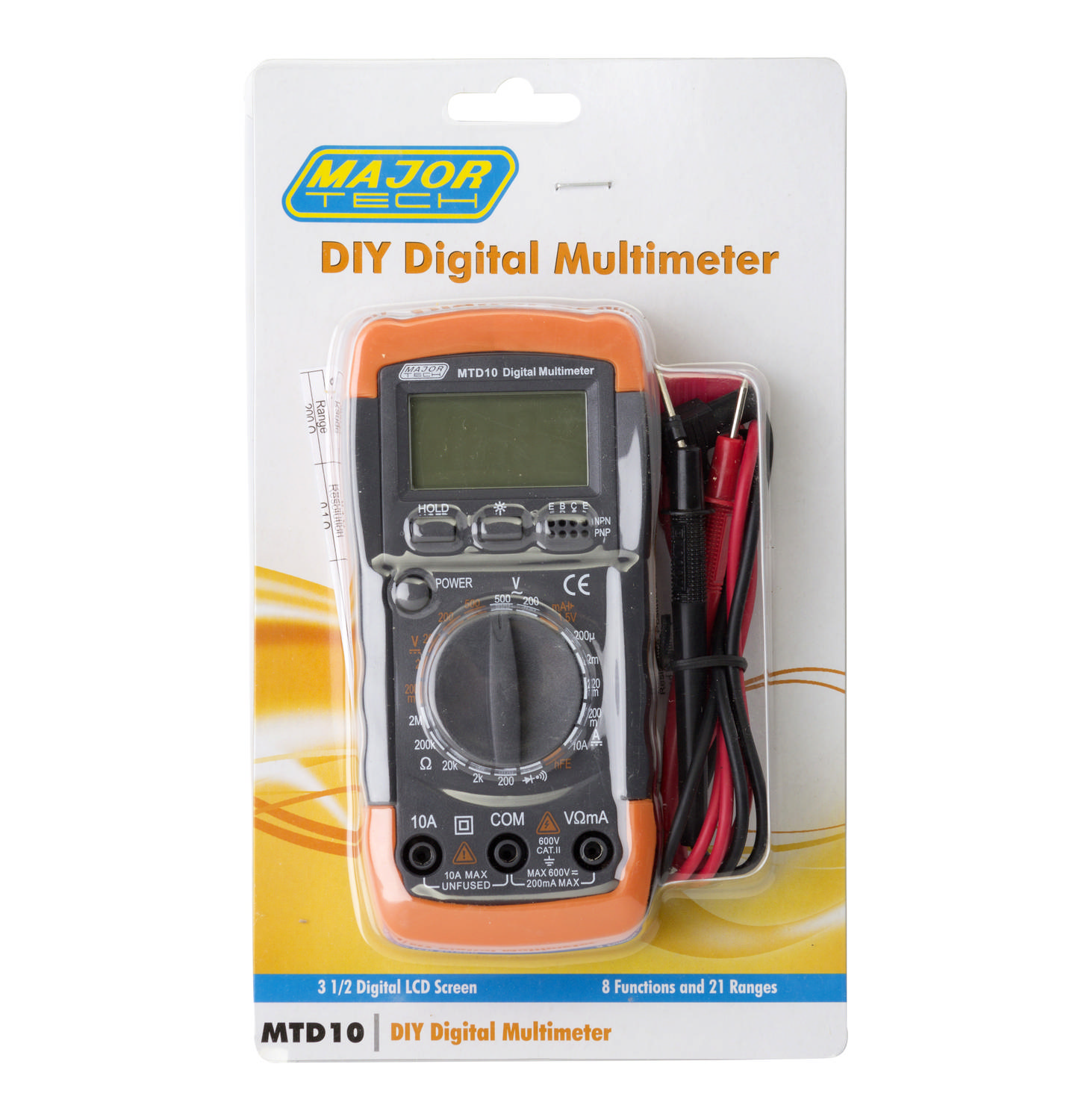 Major Tech Mtd33 Digital Multimeter Features Specs And Specials