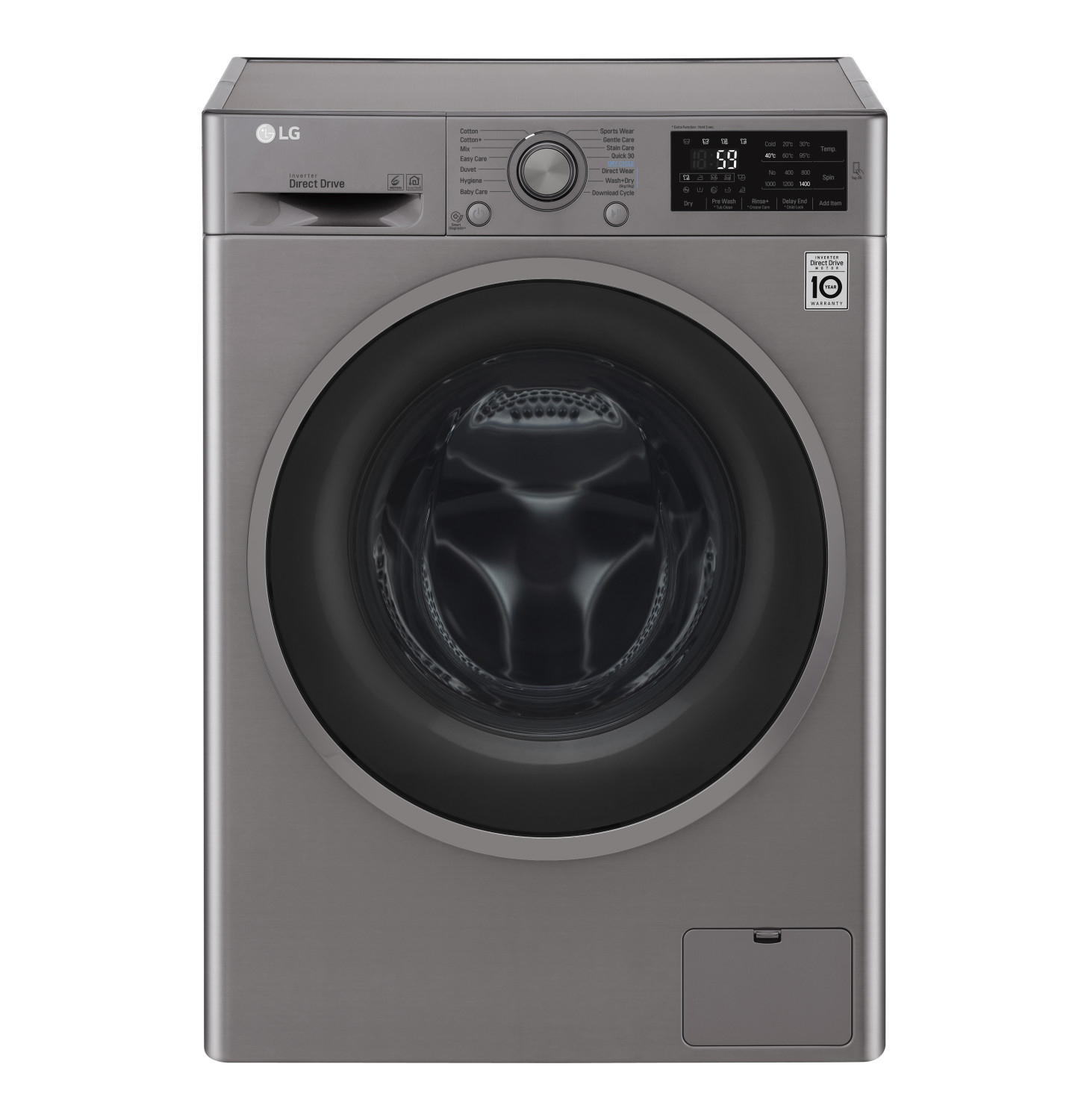 LG 8 kg Front Loader Washing Machine: FH4U2TNP8S