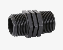 JoJo Tanks Male Coupler LDPE – Black (25mm)