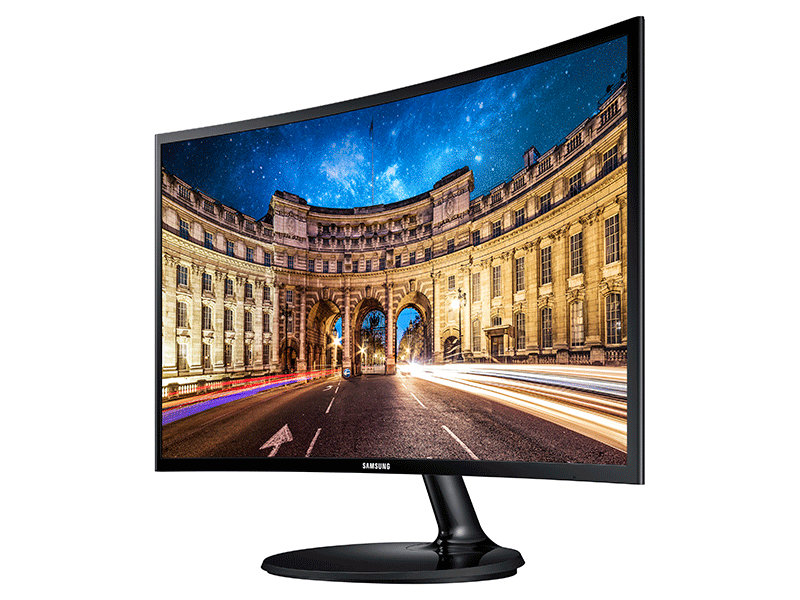 Samsung 24" LED Monitor with Curved Display: CF390 