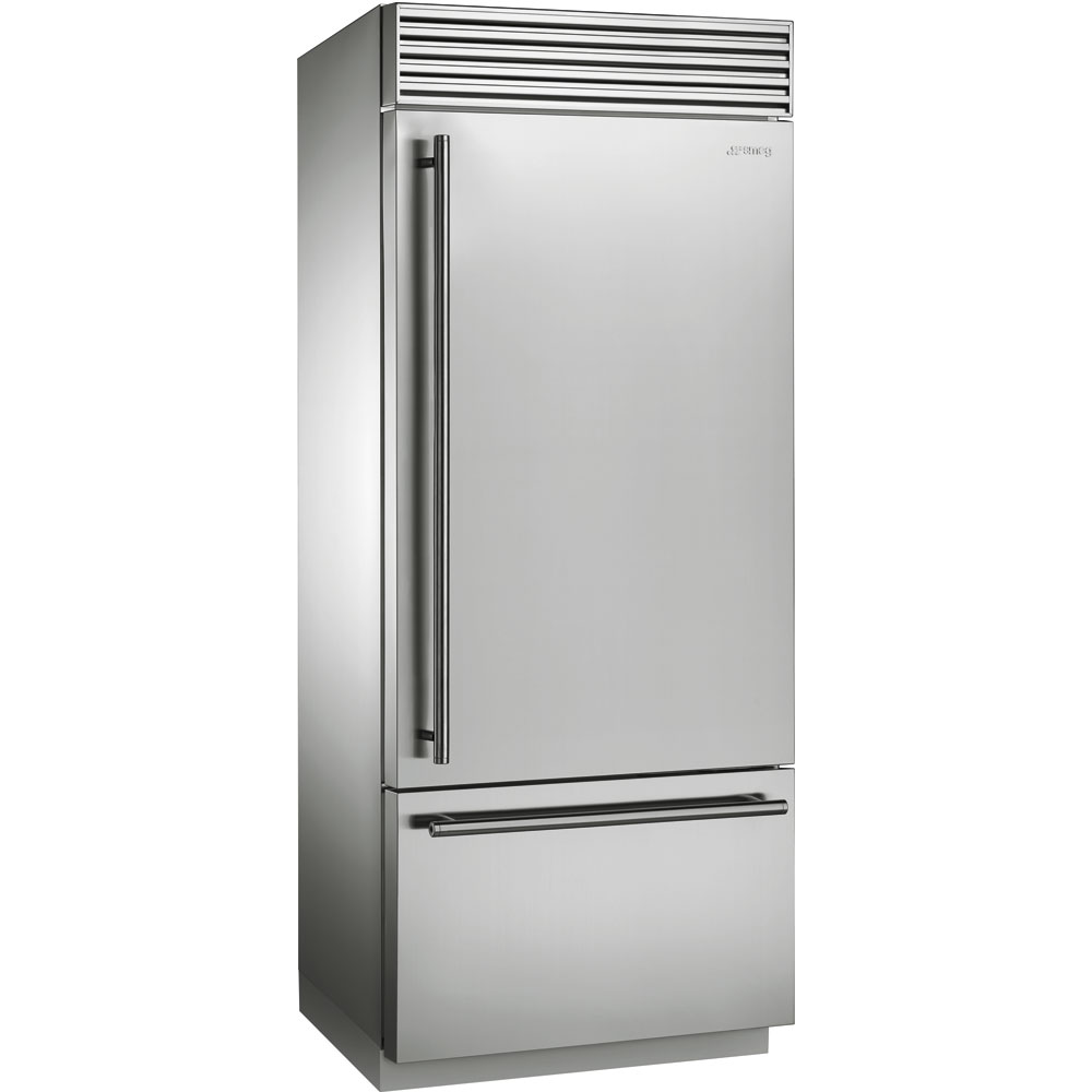 Smeg RF396RSIX: 90cm Stainless Steel 2 Door Combination Fridge/Freezer