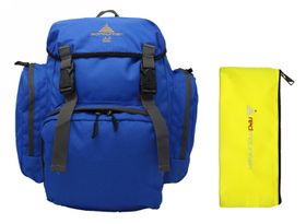 Red Mountain Graffiti 22 Royal Blue School Backpack & Yellow Pencil Bag Combo