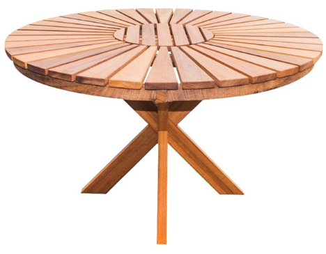 Lanark Design LO6 Sonoran Table Iroko Natural 4 Seater