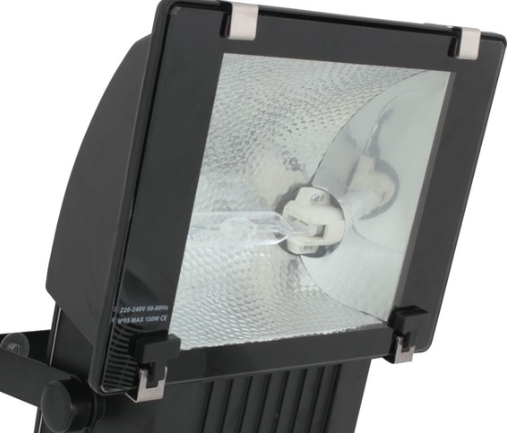 Lightworx LED Sensor Floodlight - Black (10w)