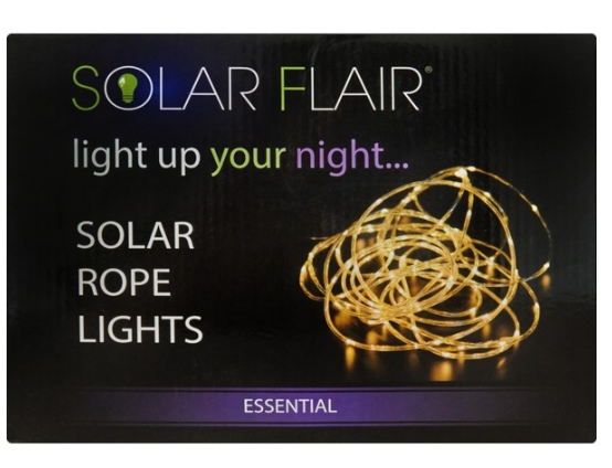 Solar Flair Essential Solar Rope Light