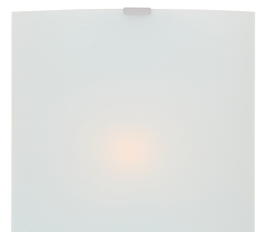 Eurolux Grafik Plain Wall Lamp - White/Silver