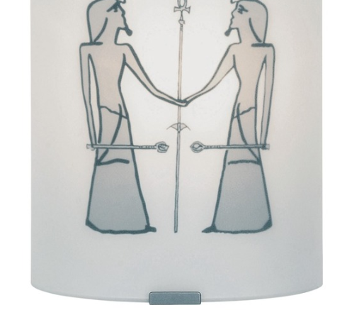Eurolux Grafik Large Egyptian Wall Lamp – Silver