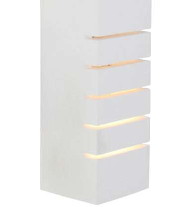 Eurolux W390 Wall Lamp - White (80 x 208mm)