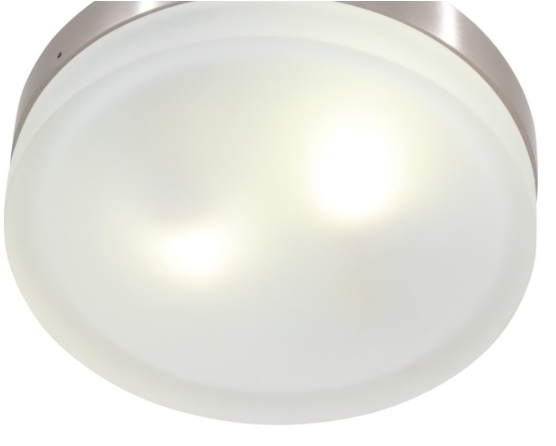 Eurolux Round Ceiling Lamp - Satin Chrome (280mm)