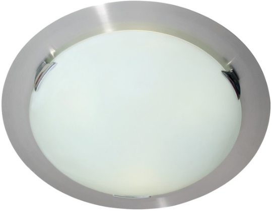 Eurolux Shiny Ceiling Lamp - Satin Chrome (430mm)
