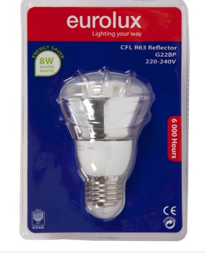 Eurolux LED Gu10 500lm Dimmable - Cool White (7w)
