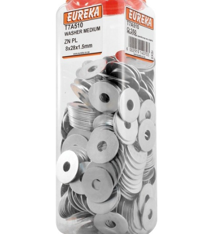 Eureka Large Washer Q400 - Zinc Plated (5 x 25 x 1.5mm)