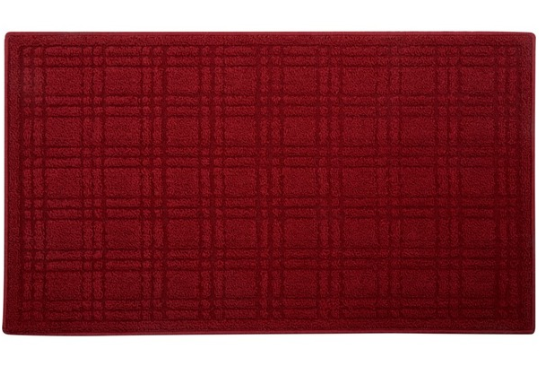 Waltex Graphico Rug - Burgundy (650 x 1100mm)