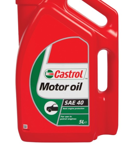 Castrol SAE 40 Motor Oil (5L)