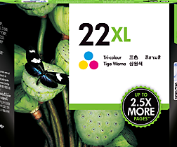 HP # 22XL Tri-colour Inkjet Print Cartridge