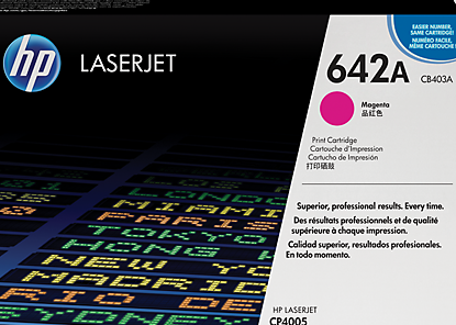 HP Color LaserJet Magenta Print Cartridge: CB403A