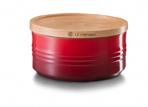 Le Creuset Large Storage Jar with Wooden Lid