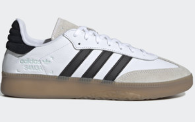 Adidas Samba RM Shoes - White and Clear Mint
