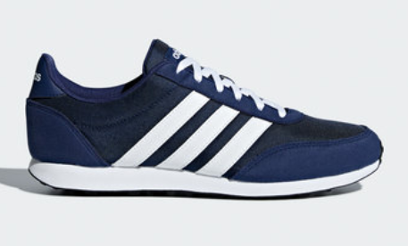 Adidas V Racer 2.0 Shoes - Dark Blue and White