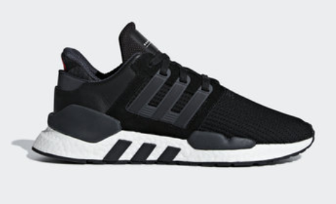 Adidas EQT Support 91/18 Shoes - Core Black and White