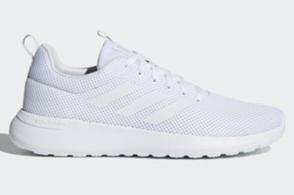 Adidas Lite Racer CLN Shoes - White and Grey Two