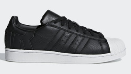 Adidas Superstar Shoes - Core Black and Crystal White