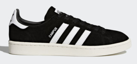 Adidas Campus Shoes - Core Black and White