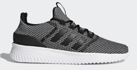 Adidas Cloudfoam Ultimate Shoes - Black and White