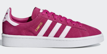 Adidas Campus Shoes - Real Magenta and Clear Pink