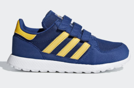 Adidas Forest Grove Shoes - Blue and Bold Gold